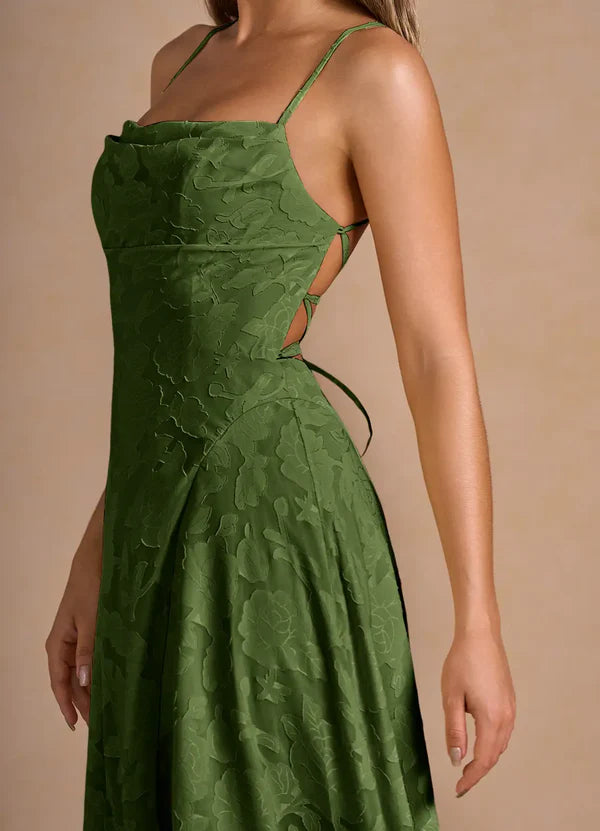 Falvicci - Vestito Irelia Verde oliva