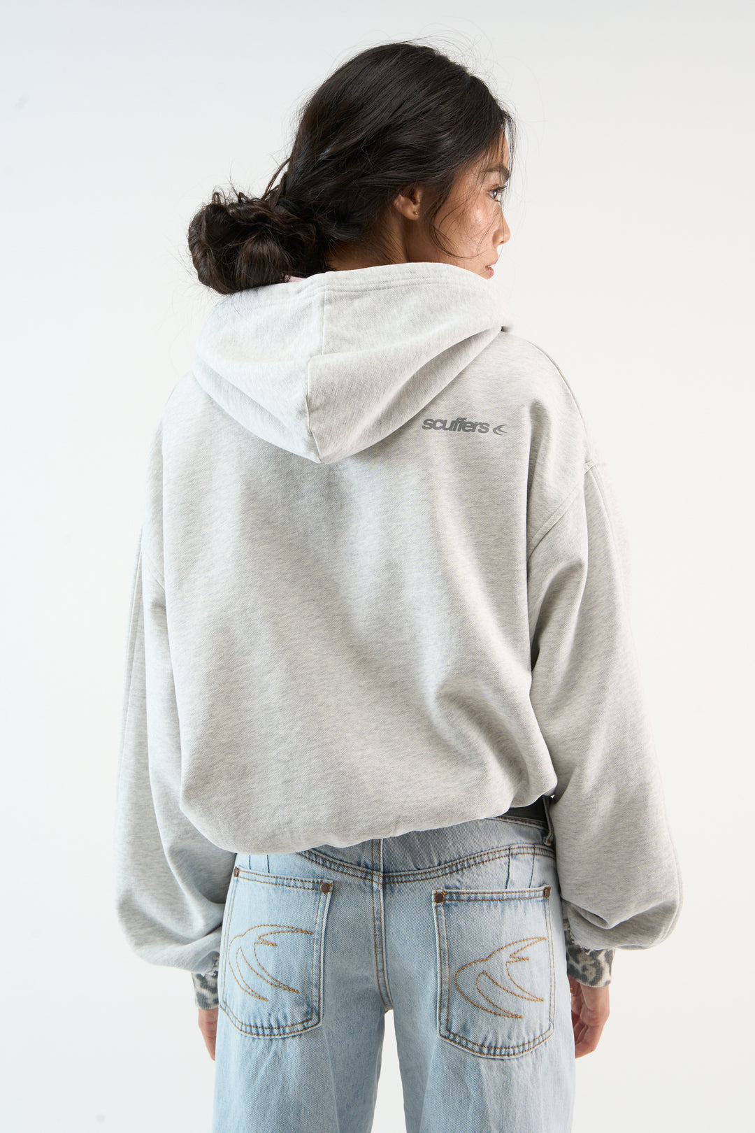Falvicci - Scuffers Leo Grey Melange Hoodie