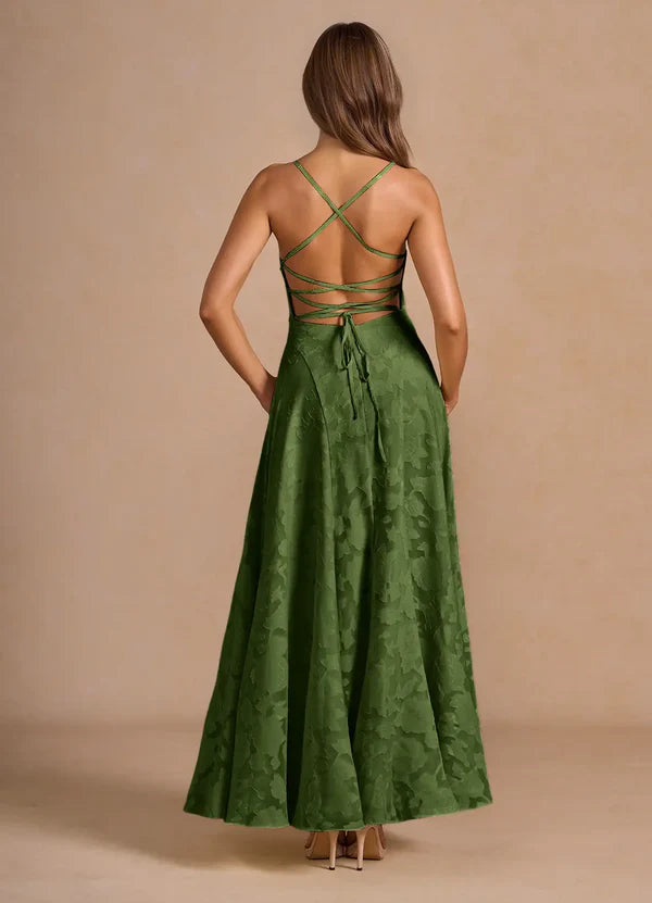 Falvicci - Vestito Irelia Verde oliva